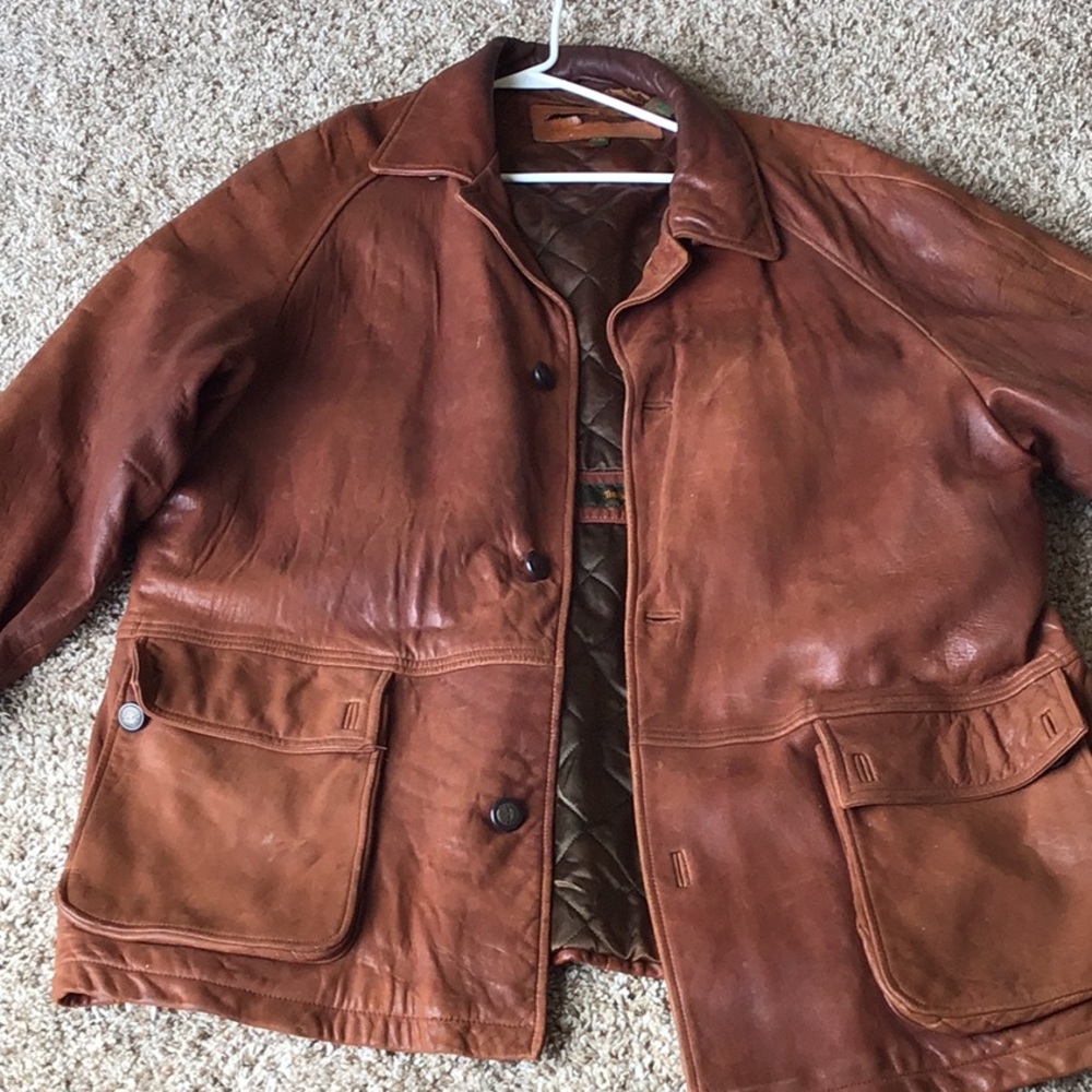 Genuine vintage leather jacket